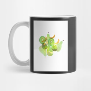 Green Fruit Mix Mug